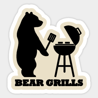 Bear Grills Sticker